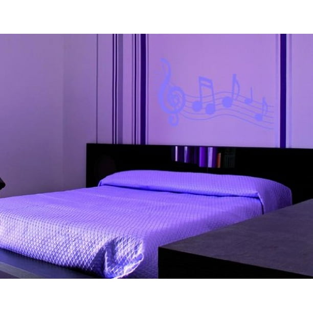 Music Notes Guitar Instrument Vinyl Sticker Wall Art Lounge Bedroom HS WA17